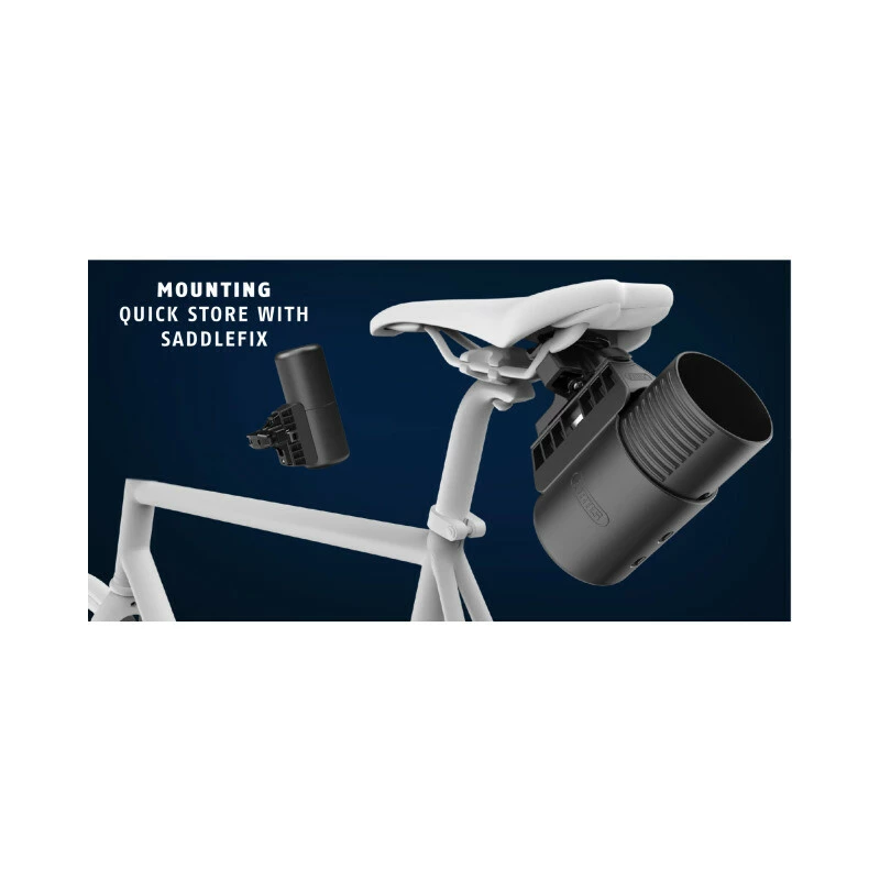 Abus Quick Store Sattelbefestigung, Schwarz 4 Abus Quick Store Sattelbefestigung, Schwarz – Bild 2