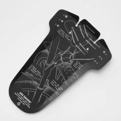 Ass-savers Ass Savers MUDDER, MTB Front Mudguard, Black -E-BIKE shop ass savers mudder mtb front mudguard black5