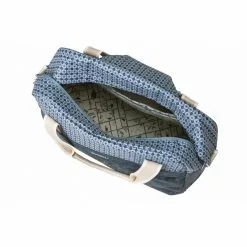 Basil Boh&egrave;me Fahrrad-Schultertasche, Indigo Blau Hook On System, Wasserabweisend, Volumen: 18 Liter -E-BIKE shop basil boheme fahrrad schultertasche indigo blau hook on system wasserabweisend volumen 18 liter4