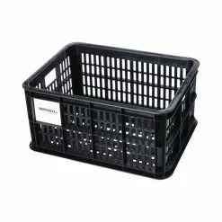 Basil Fahrradkiste S, 17.5L, Recycelter Kunststoff, Black