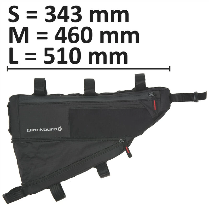 Blackburn Outpost Frame Bag Black S 4 Blackburn Outpost Frame Bag Black S – Bild 2