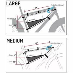 Blackburn Outpost Frame Bag Black S 8 Blackburn Outpost Frame Bag Black S -E-BIKE shop blackburn outpost frame bag black s3