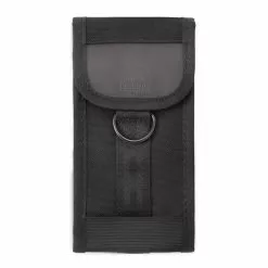 Chrome Phone Pouch Large Black
