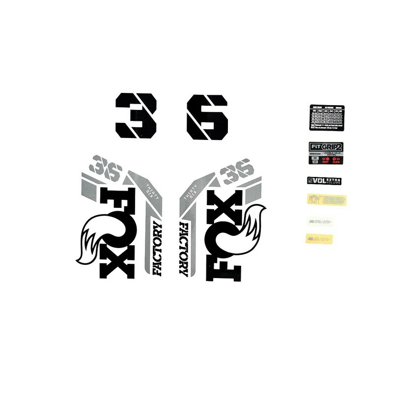 FOX Decal 21 36 F-S Blk Logoshiny Orange 3 FOX Decal 21 36 F-S Blk Logoshiny Orange