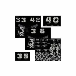 FOX Decal 21 Custom Fork & Shock Battleship Grey