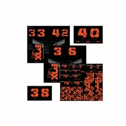 FOX Decal 21 Custom Fork & Shock Factory Orange