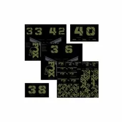 FOX Decal 21 Custom Fork &amp; Shock Olive Drab