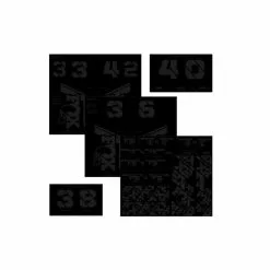 FOX Decal 21 Custom Fork &amp; Shock Stealth Black