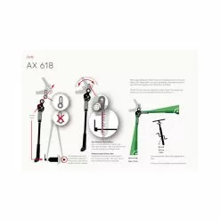 Hebie Seitenst&auml;nder Ax 618, Schwarz, 26&quot;- 28&quot;, Achsbefestigung, Max. 20kg -E-BIKE shop hebie seitenstaender ax 618 schwarz 26 28 achsbefestigung max 20kg4