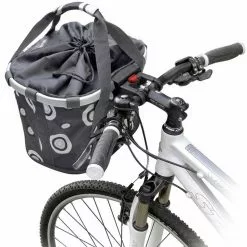 KLICKFIX Klick-fix Reisenthel Bikebasket, Bubbles Anthrazit Lenkerkorb, Volumen: 15 Liter, Max. 5 Kg -E-BIKE shop klick fix reisenthel bikebasket bubbles anthrazit lenkerkorb volumen 15 liter max 5 kg4