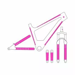 Muc-Off Frame Protection Kit - DH/ENDURO/TRAIL Clear Matt -E-BIKE shop muc off frame protection kit dh enduro trail clear matt5
