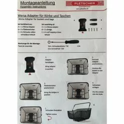 Pletscher Wersa Aluadapter (ohne Korb) -E-BIKE shop pletscher wersa aluadapter ohne korb3