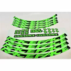 Race Face Decal Kit Next R 31/ARC 30HD/ARC &amp; AR 31-35 Neon Green