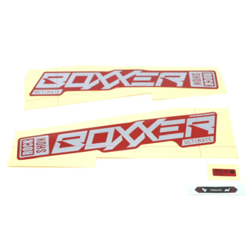 ROCKSHOX Rock Shox Fork Decal Kit, Boxxer Ultimate 2021 Polar For Red 3 ROCKSHOX Rock Shox Fork Decal Kit, Boxxer Ultimate 2021 Polar For Red