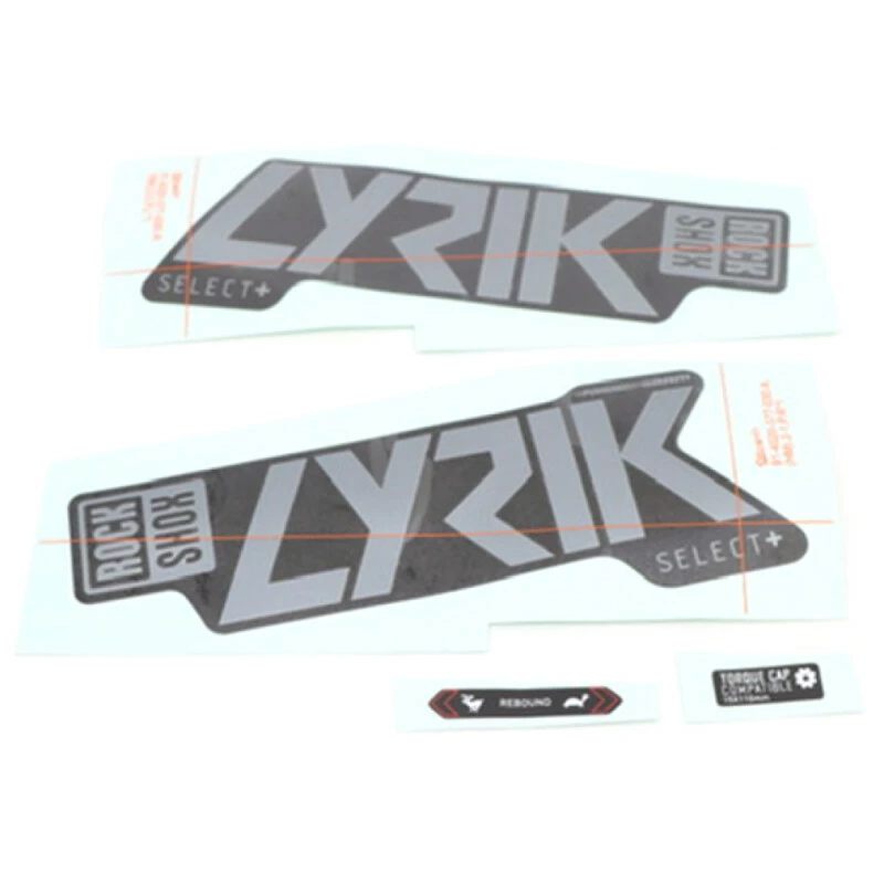 ROCKSHOX Rock Shox Fork Decal Kit, Lyrik Select 2020+ Polar For Black 3 ROCKSHOX Rock Shox Fork Decal Kit, Lyrik Select 2020+ Polar For Black