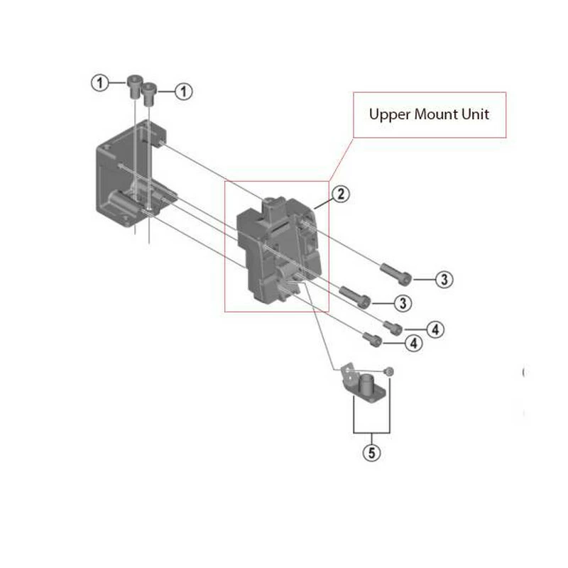 Shimano Obere Befestigungseinheit Für Akkuhalter BM-E8031 3 Shimano Obere Befestigungseinheit Für Akkuhalter BM-E8031