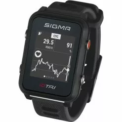 Sigma Pulsuhr ID TRI Basic Triathlon, 24200, Schwarz