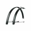 SKS Schutzblechgarnitur Edge AL 46 Aluminium 28&quot; 42mm Schwarz Matt -E-BIKE shop sks schutzblechgarnitur edge al 46 aluminium 28 42mm schwarz matt
