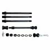 Topeak Achsadapter Axle Kit-P10, F&uuml;r Journey Trailer TX 180mm AL-7075 CNC Steckachse Mit M12 X 1.0mm Gewinde, Inkl. Spacer Kit -E-BIKE shop topeak achsadapter axle kit p10 fuer journey trailer tx 180mm al 7075 cnc steckachse mit m12 x 10mm gewinde inkl spacer kit