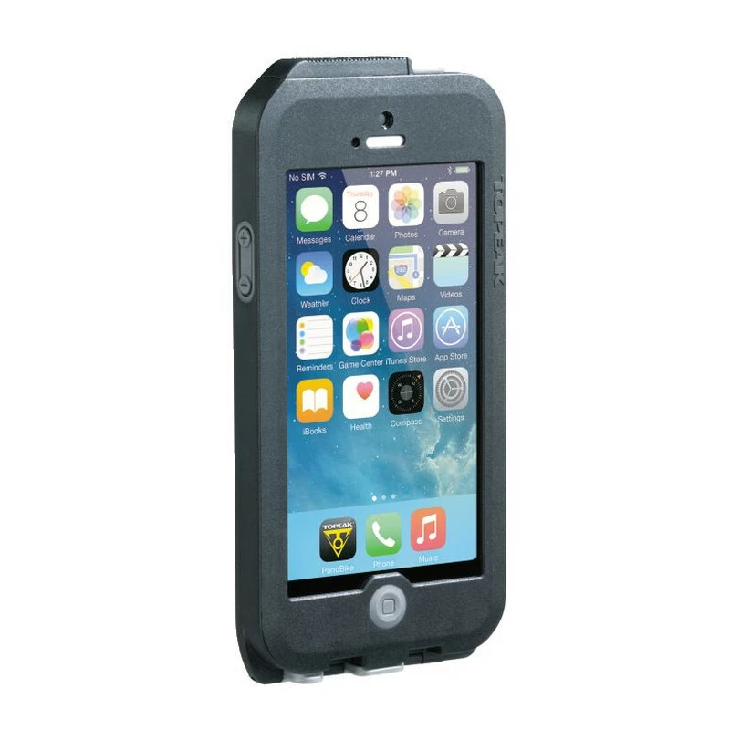 Topeak Weatherproof RideCase IPhone 5,schwarz-grau Ohne PowerPack, Masse: 139x67x16, Gewicht: 56g 3 Topeak Weatherproof RideCase IPhone 5,schwarz-grau Ohne PowerPack, Masse: 139x67x16, Gewicht: 56g