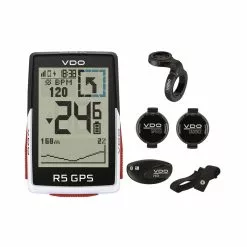 VDO Computer R5 GPS Sensor-Set Schwarz/weiss