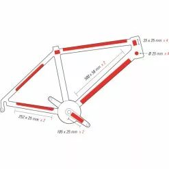 Zéfal Z&eacute;fal Rahmenschutzfolie Skin Armor L Matt, Set F&uuml;r 1 Rahmen, Matt, L -E-BIKE shop zefal rahmenschutzfolie skin armor l matt set fuer 1 rahmen matt l4