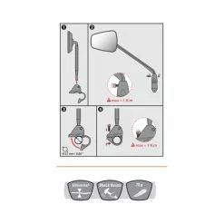 Zéfal Z&eacute;fal R&uuml;ckspiegel Espion Z56, Schwarz, Links, Klappbar -E-BIKE shop zefal rueckspiegel espion z56 schwarz links klappbar4