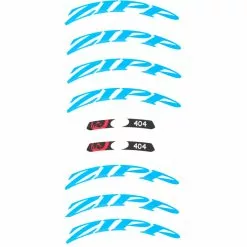 ZIPP Klebersatz 404 Blau Matt, F&uuml;r Ein Laufrad